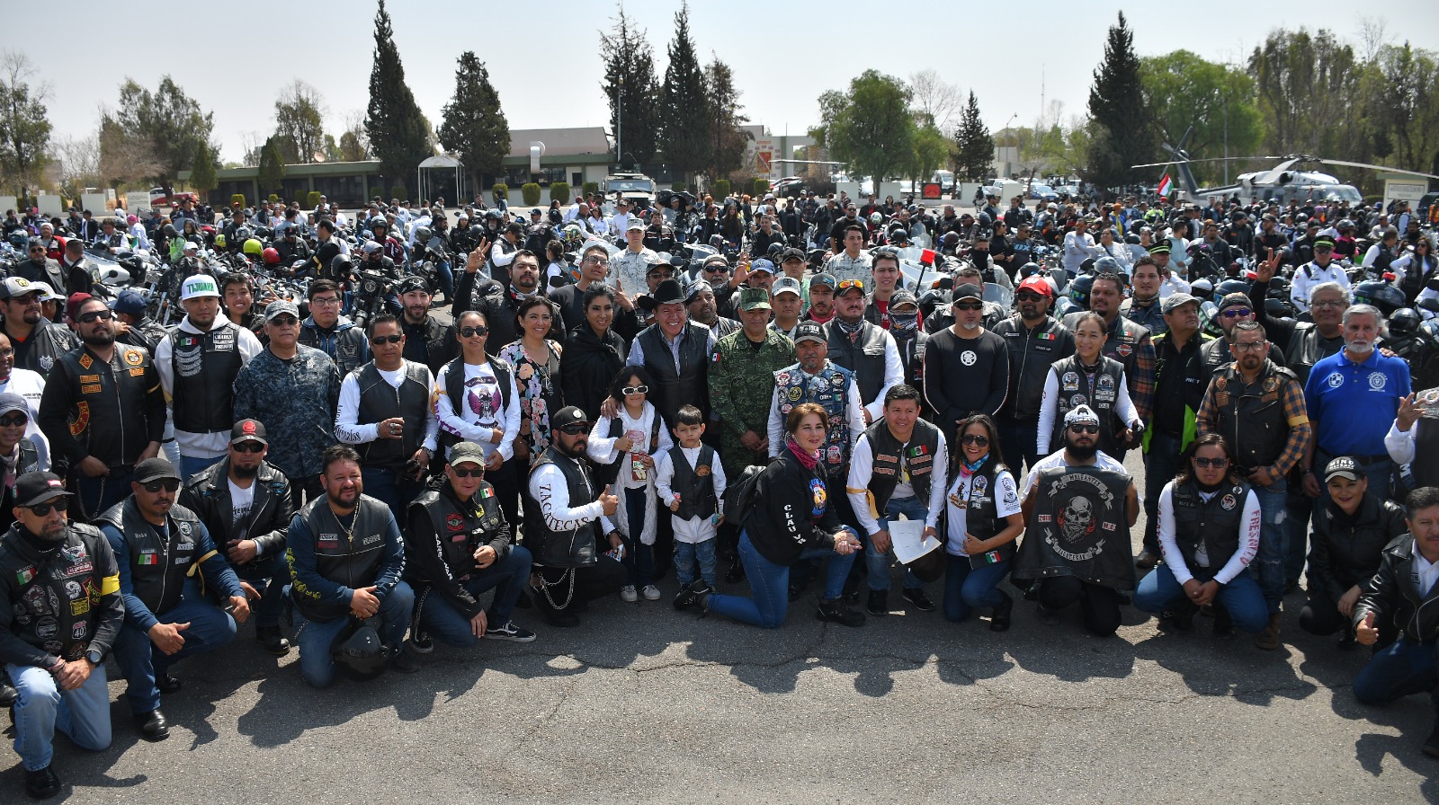 Inicia en la Ciudad de Guadalupe Tercera Rodada Motociclista Bicentenario Heroico Colegio Militar