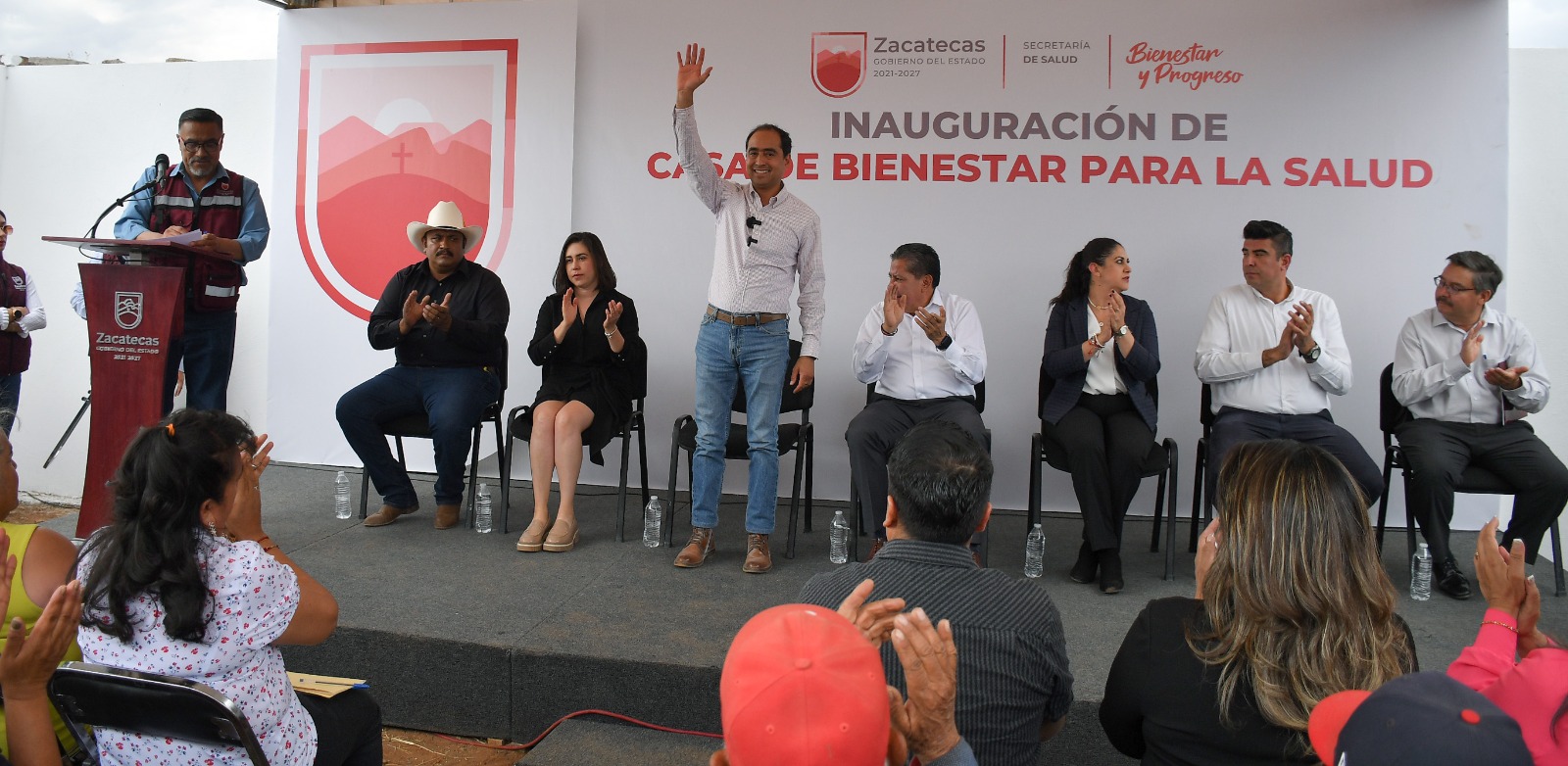 No le voy a fallar al pueblo de Zacatecas: David Monreal al entregar Casa de Salud en la comunidad de San Ramón