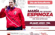 En el marco del Día del Estudiante Dará conferencia taekwondoína multimedallista María del Rosario Espinoza