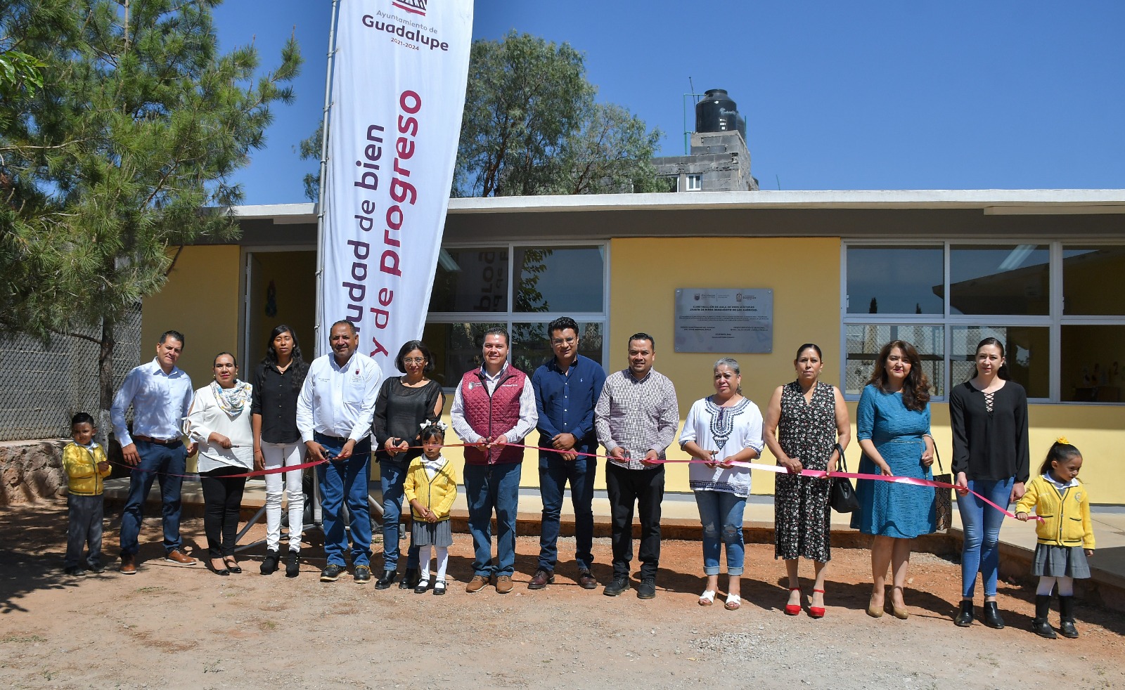Con trabajo coordinado, se mejora la infraestructura educativa en el municipio de Guadalupe