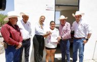 Entrega Gobernador David Monreal Ávila casi 2 mdp en apoyos de vivienda Construyendo Bienestar en Nochistlán