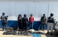 Desarticulan Fuerzas de Seguridad a célula delictiva en Villa Hidalgo; hay cuatro detenidos, se aseguraron armas, droga y vehículos