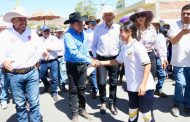 Con inversión de 10 mdp, Gobernador David Monreal pavimenta y rehabilita 20 calles en Ojocaliente; anuncia el inicio de obras educativas