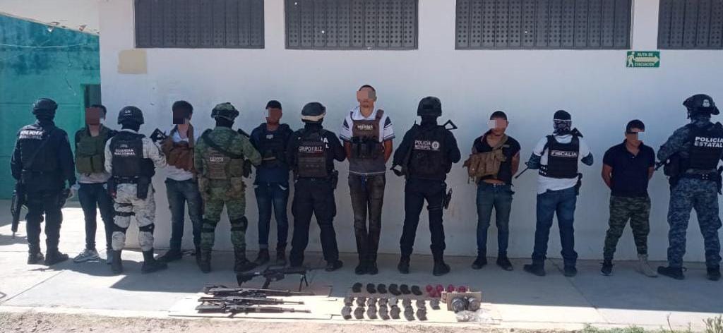 Fuerzas de Seguridad desarticulan una célula delictiva en Fresnillo; seis probables generadores de violencia fueron detenidos