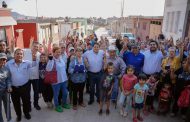 ENTREGA JORGE MIRANDA OBRA DE PAVIMENTACIÓN EN LA COLONIA EL ORITO