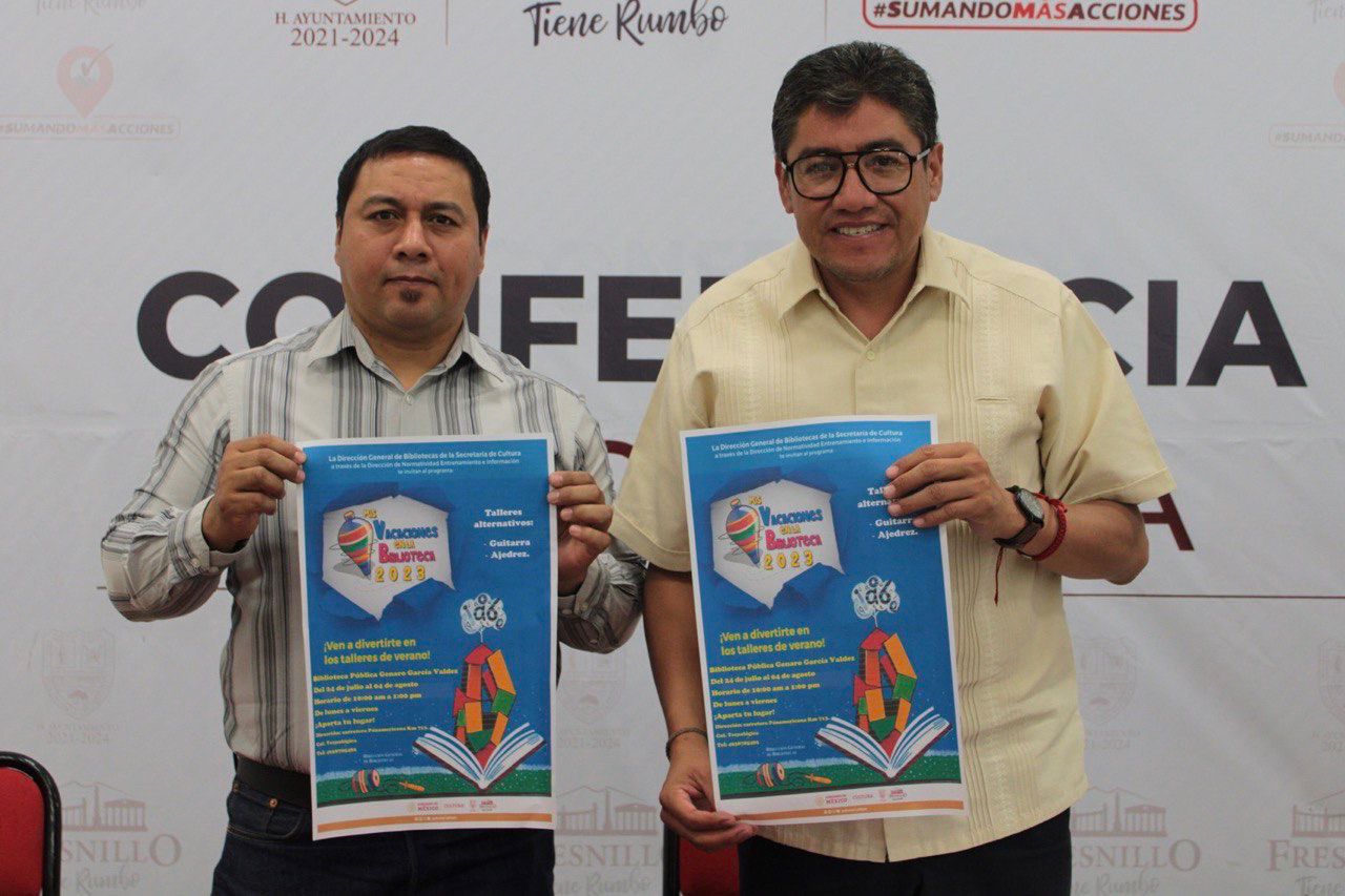 BIBLIOTECAS DE FRESNILLO, LISTAS PARA CURSOS DE VERANO