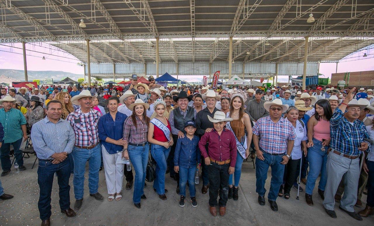 Encabeza Gobernador David Monreal Feria Agropecuaria Concurrencia con Municipios, en Jerez