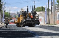 Avanzan trabajos de pavimentación y reencarpetamiento en el Municipio de Guadalupe