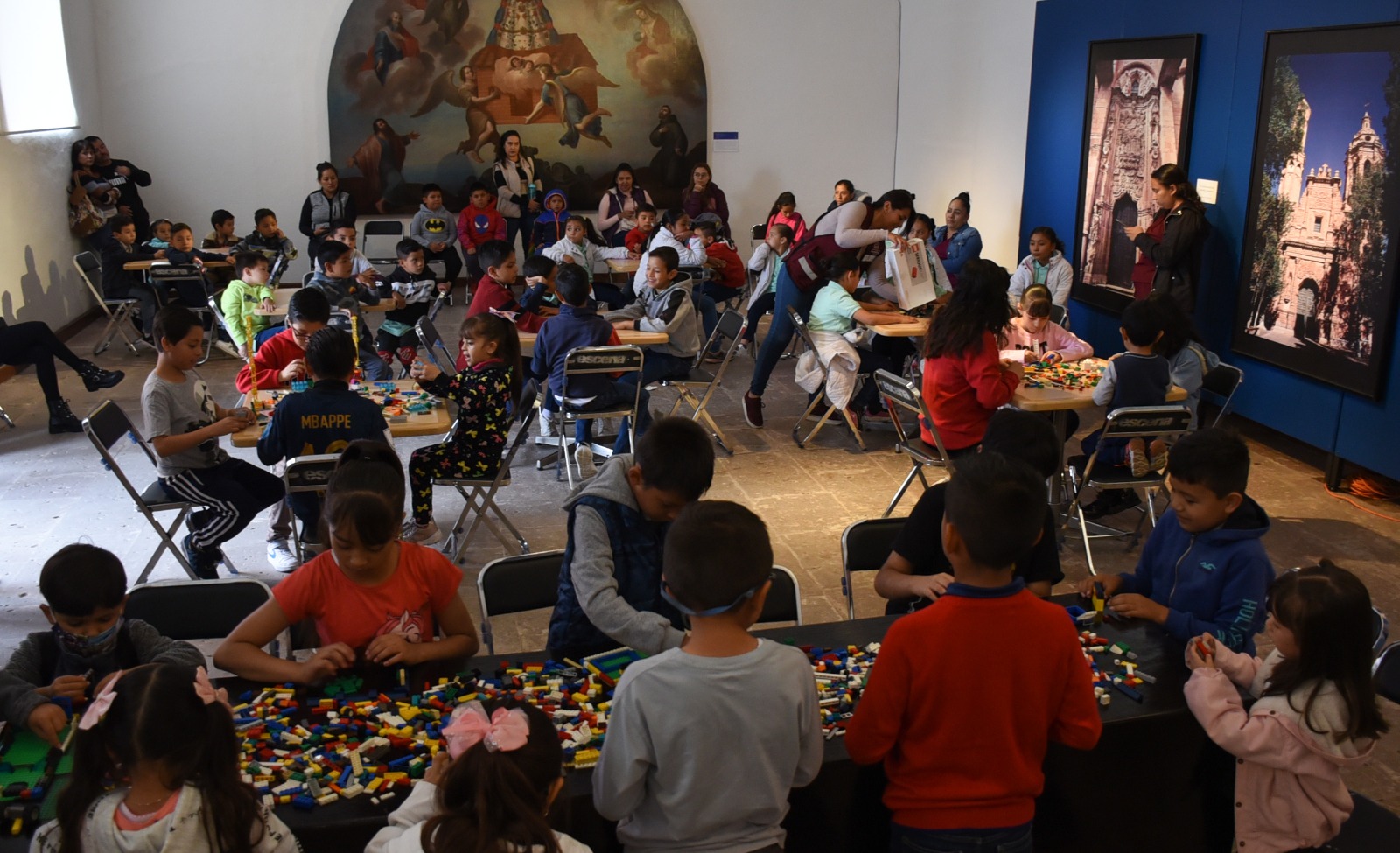 En el Festival Cultural y Artístico de Julio Promueven la paz y los valores con taller de legos