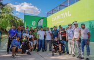REHABILITAN CANCHA DE LA UNIDAD DEPORTIVA BENITO JUÁREZ
