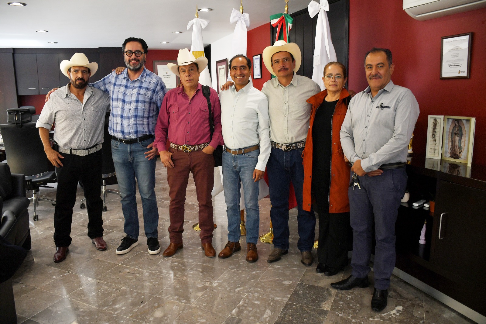 En reunión con ejidatarios de Villa de Guadalupe Mantiene José Saldívar el compromiso de dar certeza jurídica a habitantes de predios irregulares