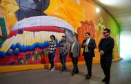 PRESENTA JORGE MIRANDA NUEVO MURAL QUE MEJORA LA IMAGEN URBANA DEL MUNICIPIO