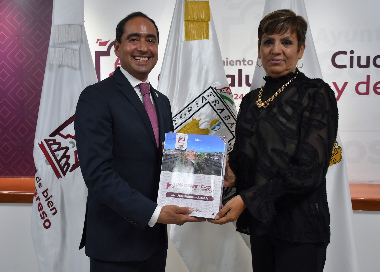 Rinde José Saldívar Segundo Informe ante el Ayuntamiento de Guadalupe en pleno