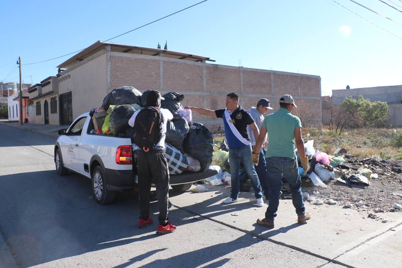 FORTIFICA GOBIERNO DE FRESNILLORECOLECCIÓN DE BASURA EN COLONIAS