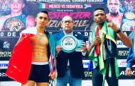 CUMPLEN BOXEADORES CON PESAJE ANTE FRESNILLENSES