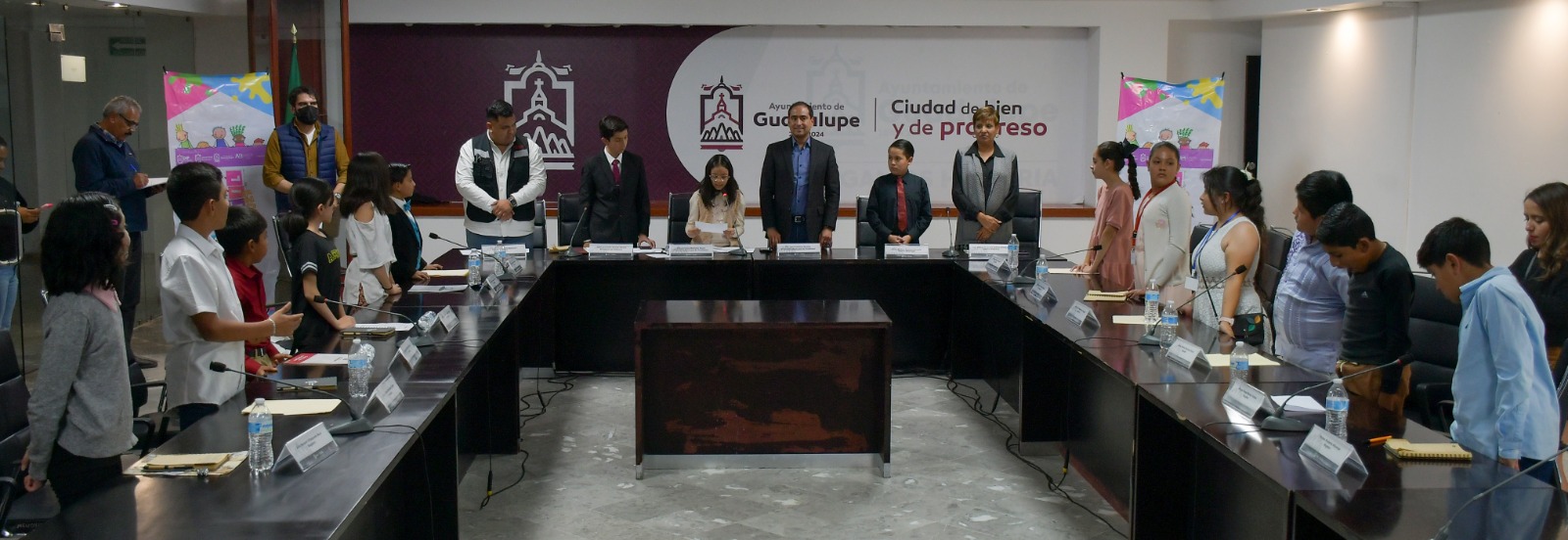 Comprometido con la niñez guadalupense Se lleva a cabo la Segunda Sesión de Cabildo infantil en el Ayuntamiento de Guadalupe