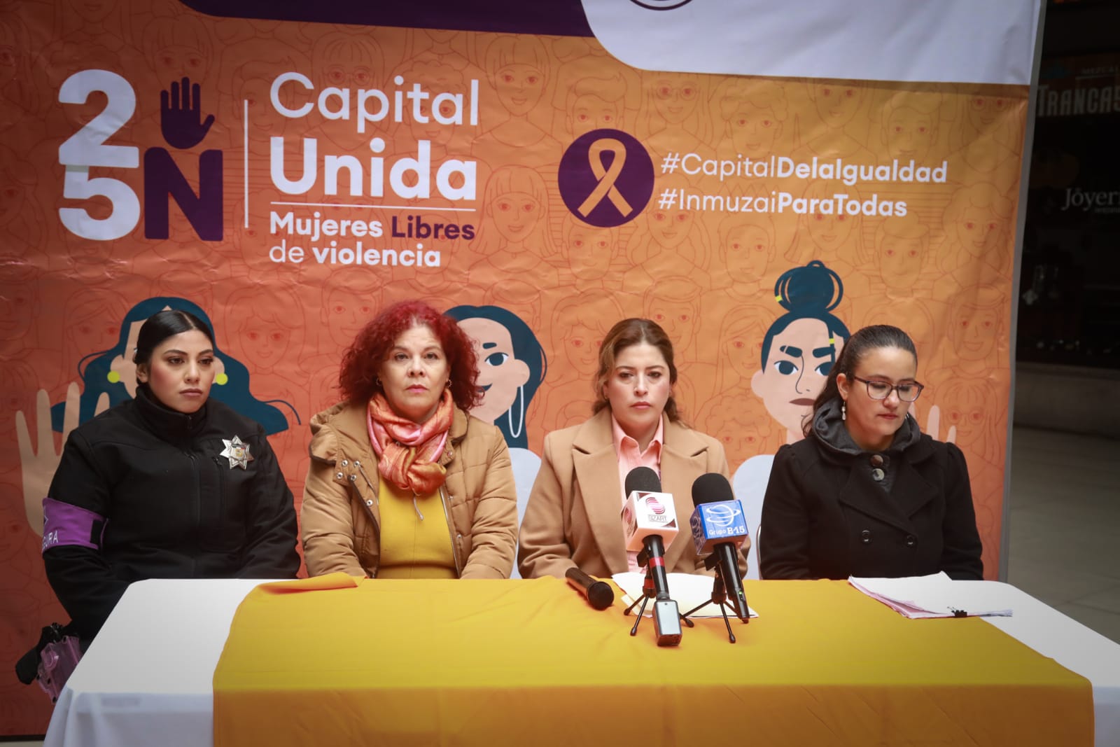 PRESENTAN EL PROGRAMA PARA CONMEMORAR EL  25N “CAPITAL UNIDA, MUJERES LIBRES DE VIOLENCIA”