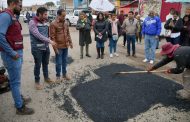 Con Programa Permanente de Bacheo   Fortalece Pepe Saldívar infraestructura vial del Municipio de Guadalupe