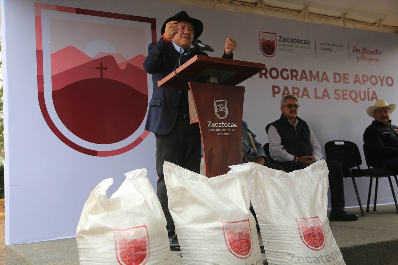 Cumple Gobernador David Monreal su palabra y entrega 30 mdp en apoyos emergentes por sequía a productores pecuarios