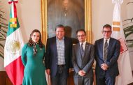 Sostiene Gobernador David Monreal Ávila encuentro con Embajador del Reino Unido en México, Jon Benjamin