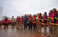 FORTALECE JORGE MIRANDA A LA UNIDAD DE PROTECCIÓN CIVIL Y BOMBEROS CON NUEVAS UNIDADES