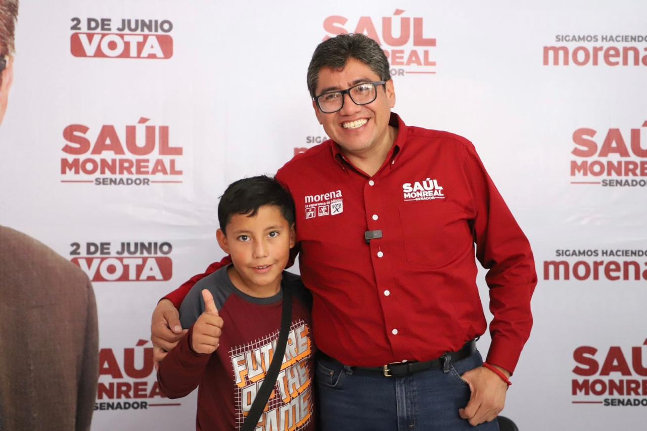 INICIA SAUL MONREAL SEGUNDA ETAPA DE SU CAMPAÑA  RUMBO AL SENADO
