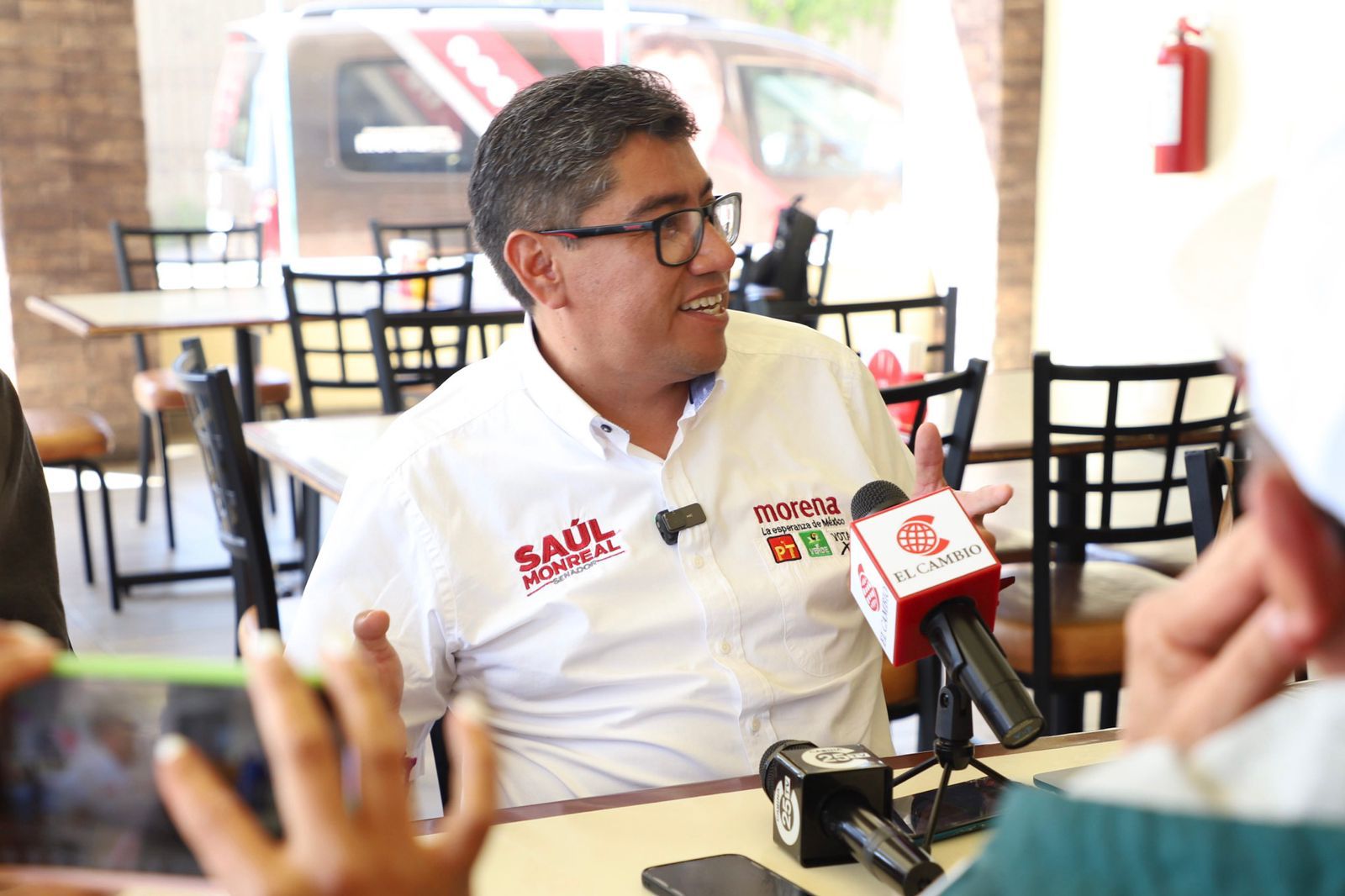 SAÚL MONREAL SE COMPROMETE  A FORTALECER LA LEY DE AMPARO