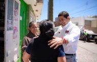 VISITA JORGE MIRANDA LOS HOGARES DE LA COLONIA FELIPE ÁNGELES