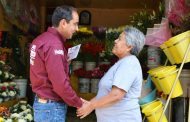 Comerciantes de la Alameda, apoyan a Pepe Saldívar