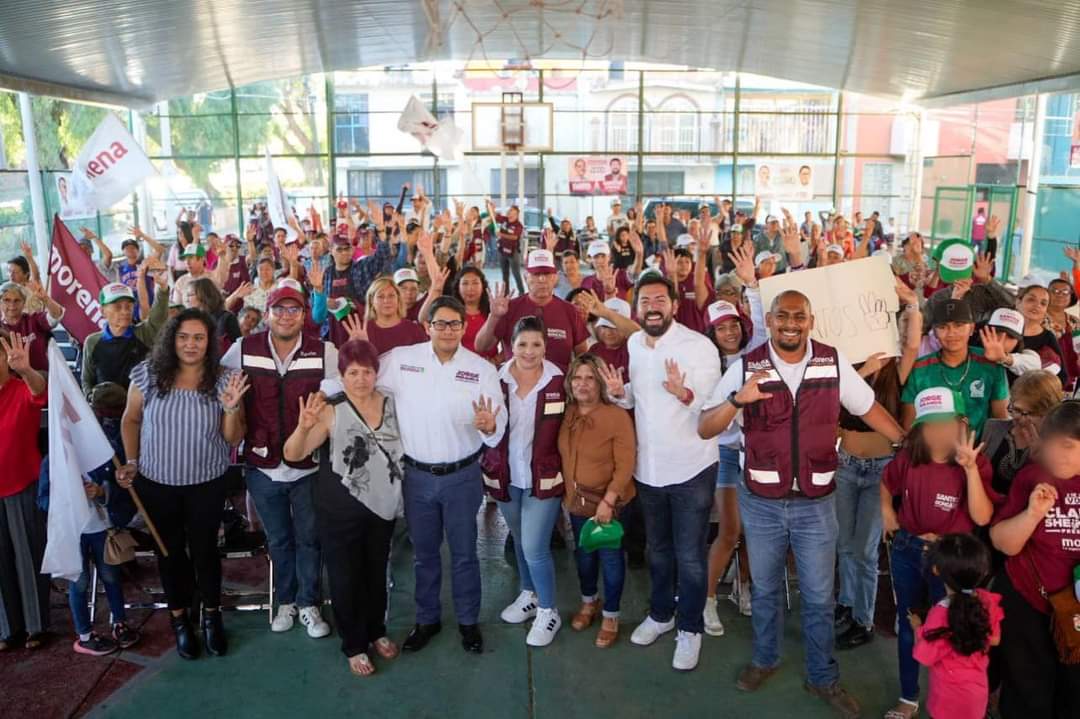 LLEVA JORGE MIRANDA SU MENSAJE DE UNIÓN A LA COLONIA TRES CRUCES