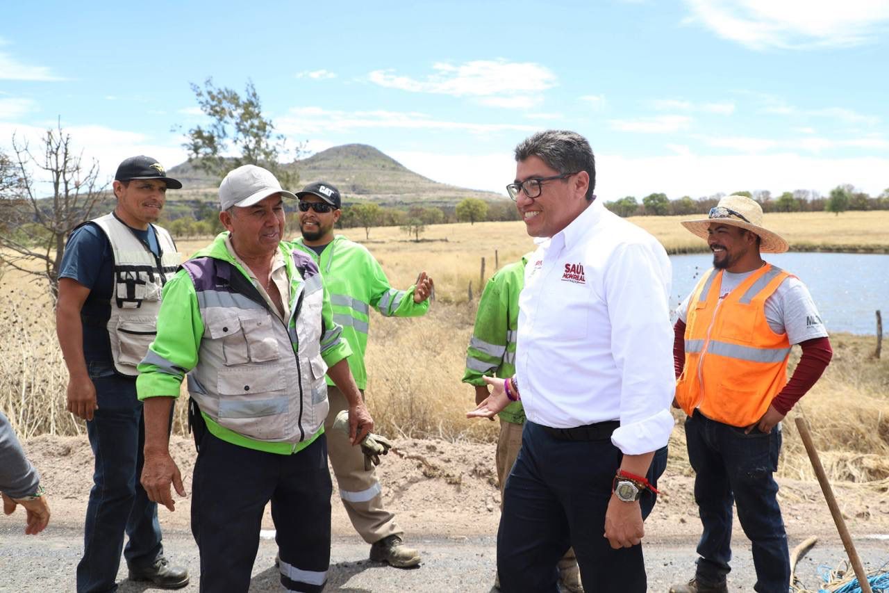 SERÉ EL MAYOR GESTOR DE RECURSOS  PARA INFRAESTRUCTURA CARRETERA EN ZACATECAS:  SAÚL MONREAL