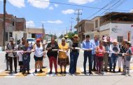INAUGURA RITA QUIÑONES PAVIMENTACIÓN DE CALLES  Y MEJORAS  EN CANCHAS