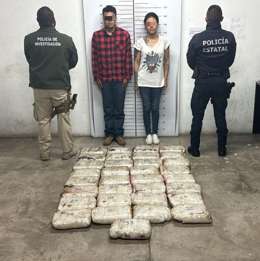 Asestan Fuerzas de Seguridad duro golpe a la delincuencia organizada; aseguran más de 100 kilogramos de droga