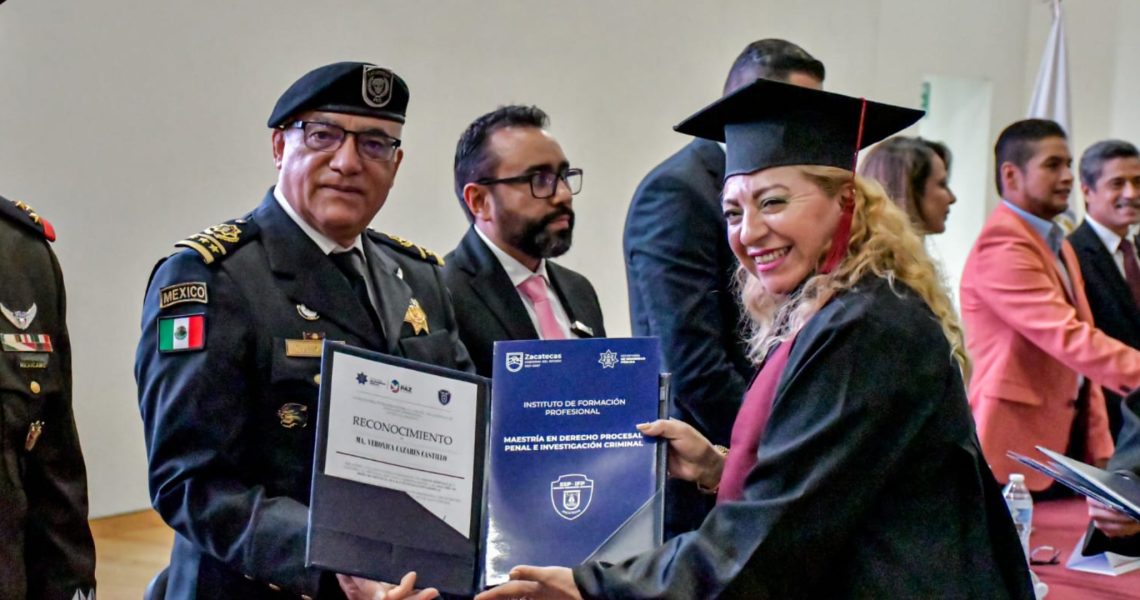 Refuerza Gobierno de Zacatecas profesionalización de los cuerpos policiales