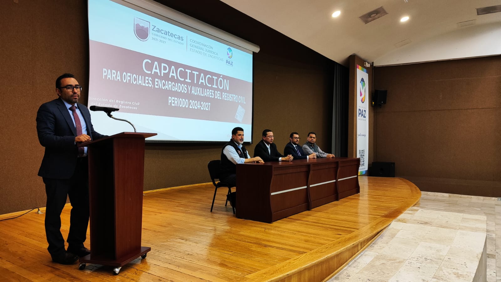 Capacita Gobierno de Zacatecas a encargados, oficiales y auxiliares de oficinas del registro civil de municipios