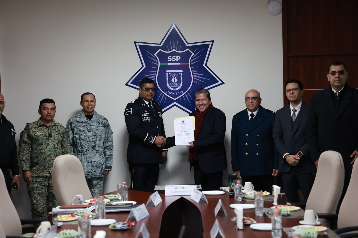 Gobernador David Monreal toma protesta al nuevo Subsecretario de Operación Policial de la Secretaría de Seguridad Pública