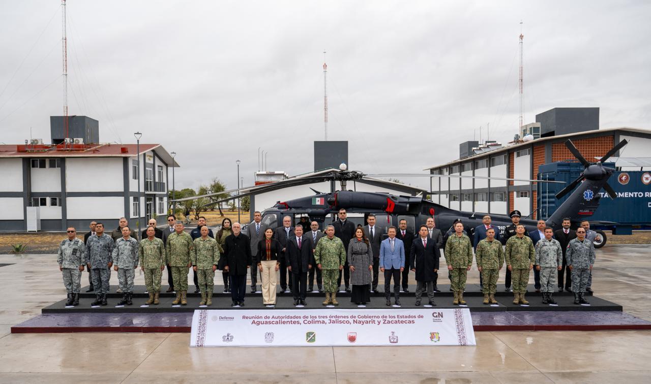 En Zacatecas, acuerdan Gobernadoras y Gobernadores de la Zona Occidente implementar Estrategia Regional de Seguridad