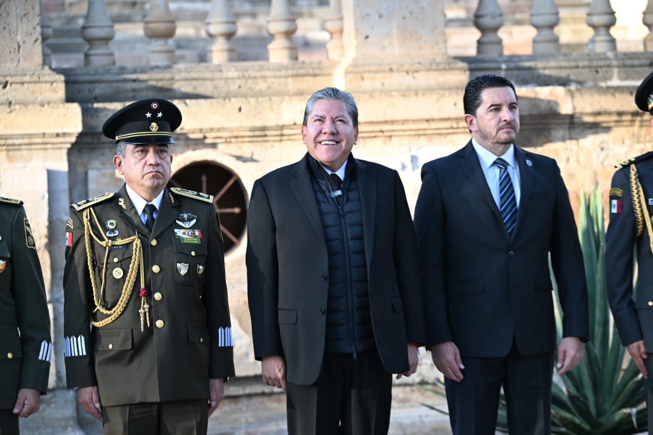 Reconoce Gobernador David Monreal Ávila labor de las Fuerzas Armadas para lograr la seguridad y bienestar del estado