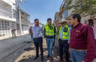 Rehabilita Gobernador David Monreal Ávila 63 calles en Guadalupe