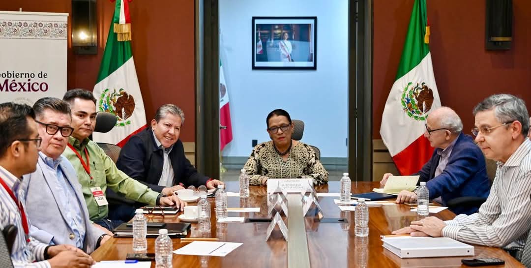 Sostiene Gobernador David Monreal reunión en Segob para coordinar proyectos clave en Zacatecas