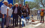Inaugura Gobernador David Monreal Ávila nuevo pozo de agua potable en El Socorro, Loreto