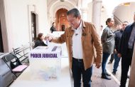 Emite su voto Gobernador David Monreal Ávila en la primera elección popular en 200 años del Poder Judicial de México