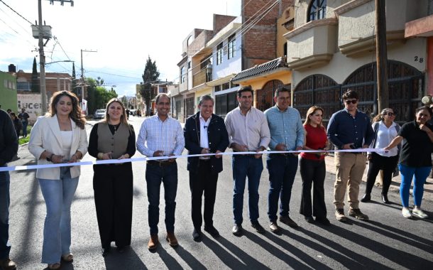 Refuerza Gobernador David Monreal transformación de Guadalupe con reencarpetamiento de calle Niños Héroes