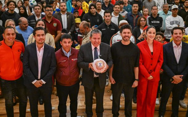 Inspiran Gobernador David Monreal y Oribe Peralta a la juventud con el Torneo de la Paz y el Bienestar en Zacatecas