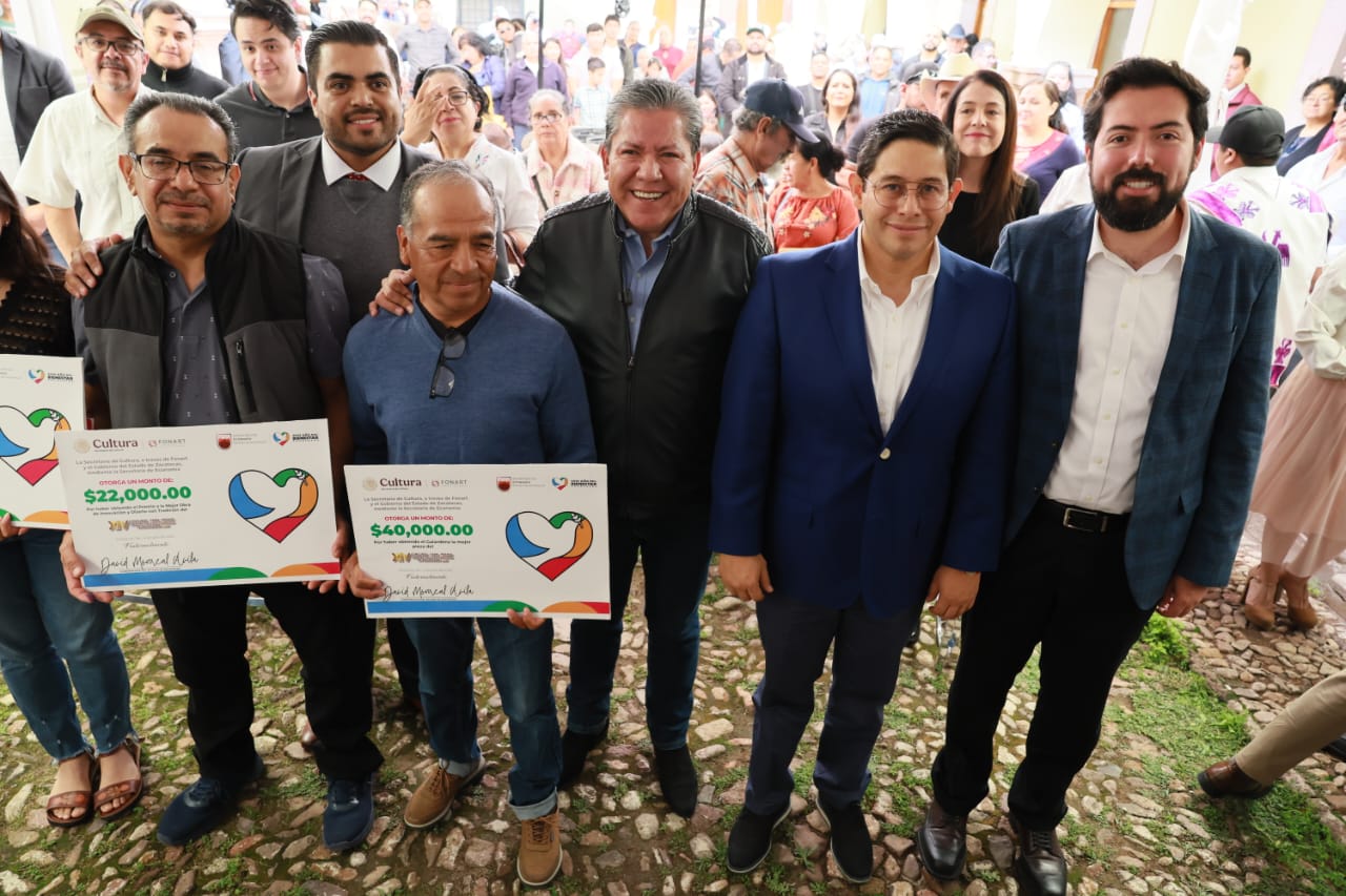Reconoce Gobernador David Monreal talento artesanal en la XIV edición del Gran Premio Estatal de Arte Popular