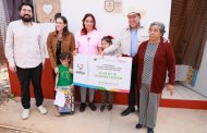 Beneficia Gobernador David Monreal Ávila a familias de El Orito, Estrella de Oro y El Saber con dignificación de sus viviendas