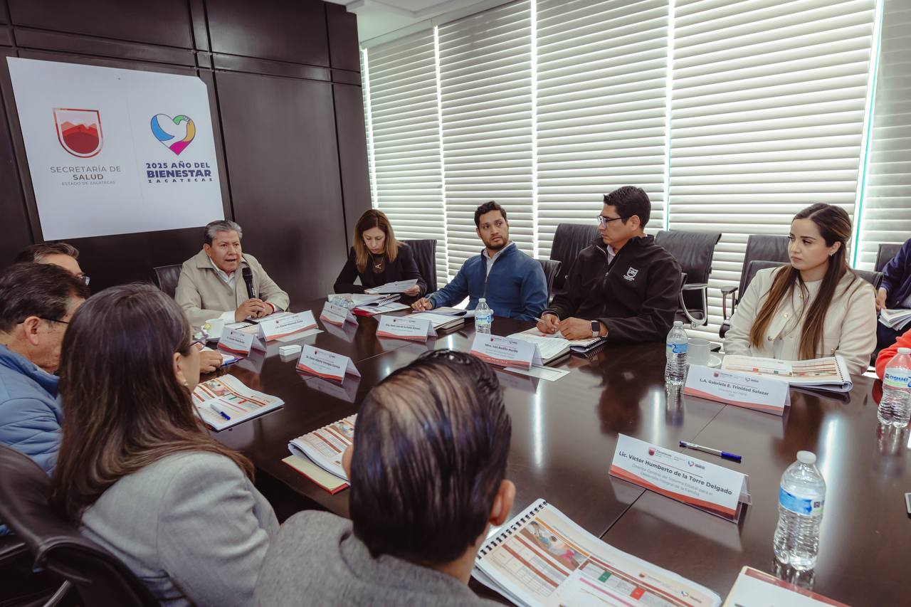 Encabeza Gobernador David Monreal Ávila Reunión de la  Honorable Junta de Gobierno de los Servicios de Salud