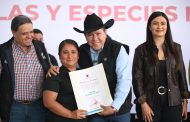 Impulsa Gobernador David Monreal autoconsumo familiar con entrega de huertos y especies menores en Fresnillo