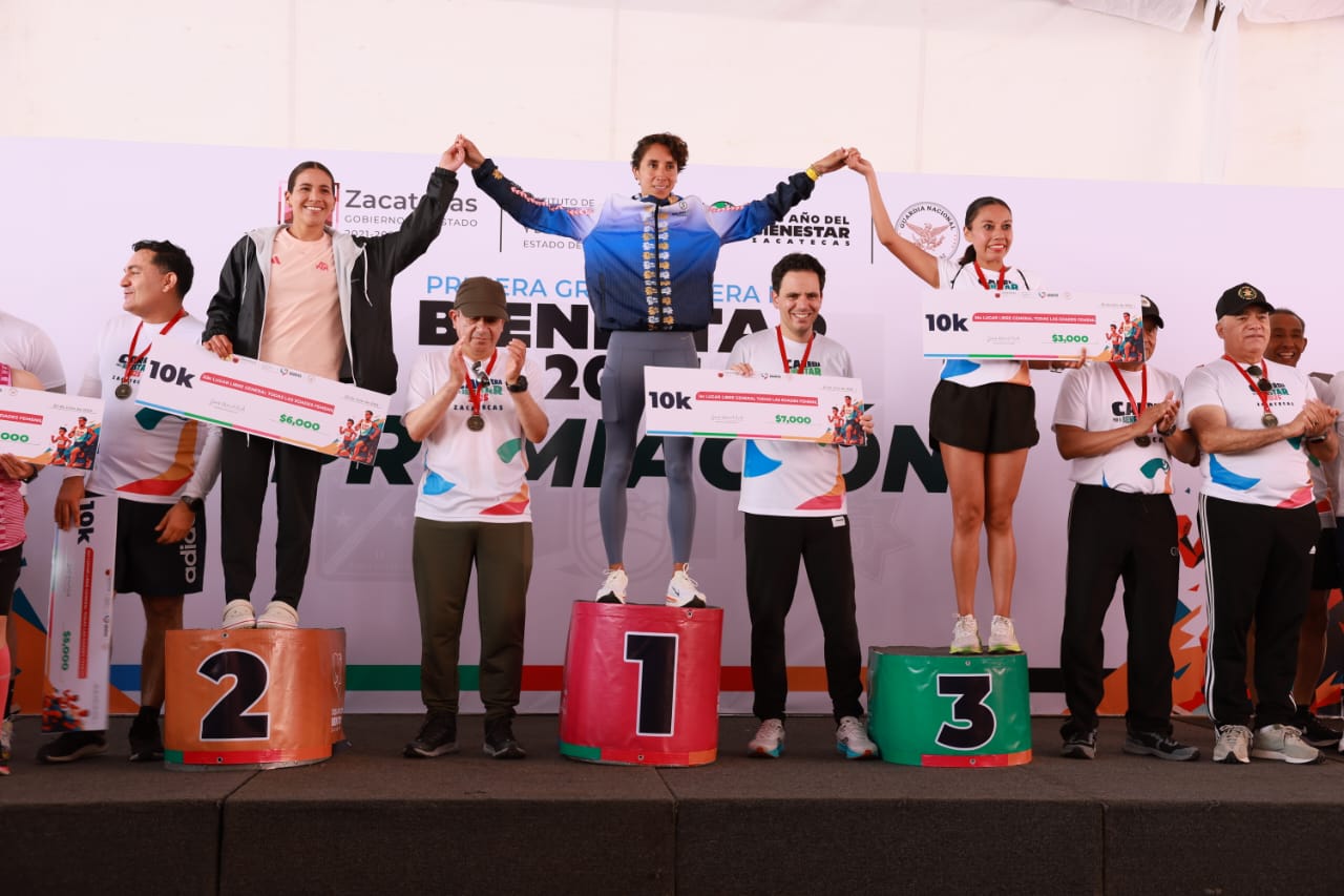 Vive Zacatecas la Gran Carrera del Bienestar 2025 con la participación de más de 3 mil atletas