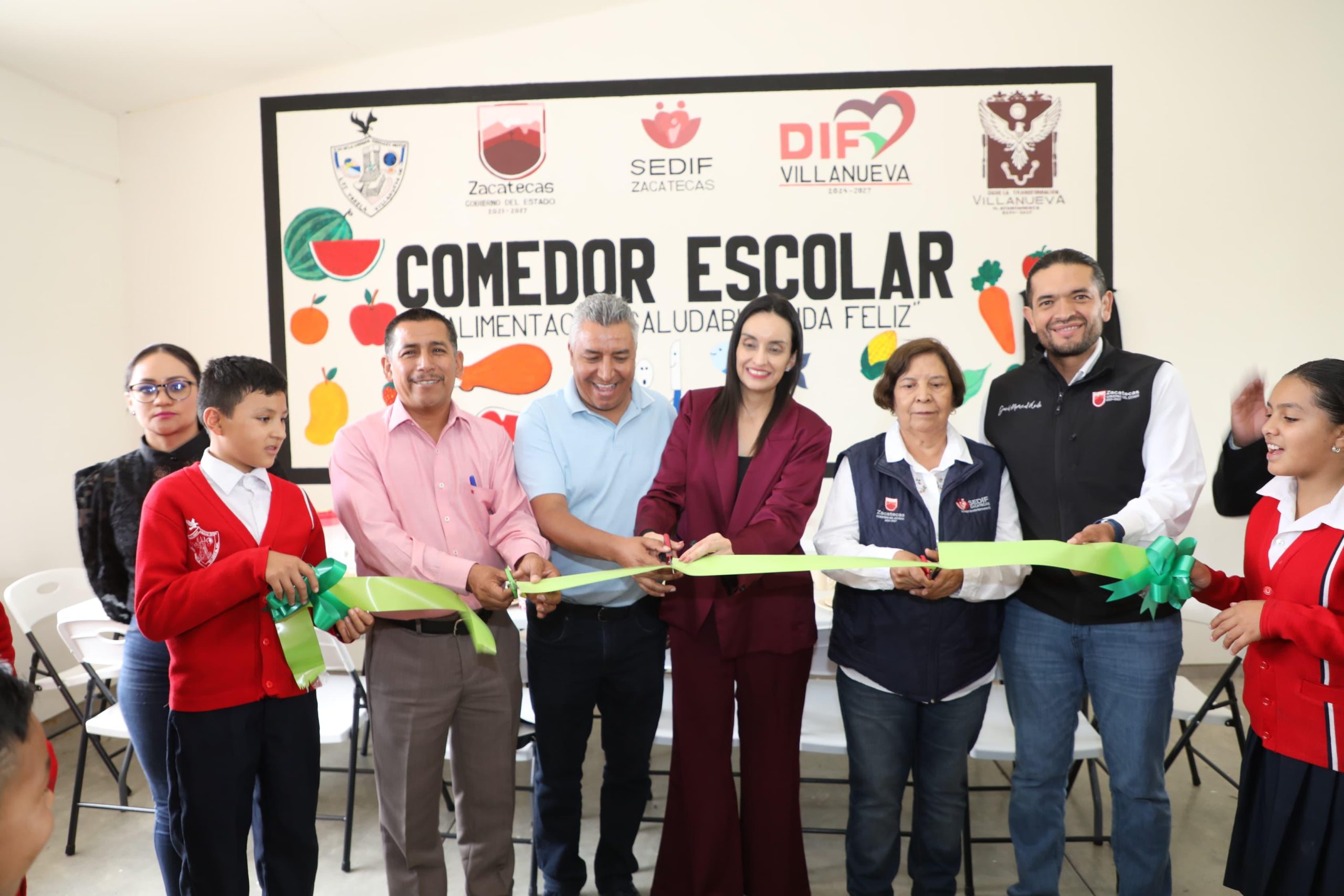 Fortalece Gobierno de Zacatecas alimentación escolar con apertura de nuevos comedores en Villanueva y Juchipila